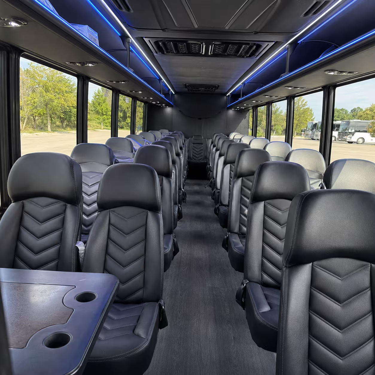 35 passenger minibus interior