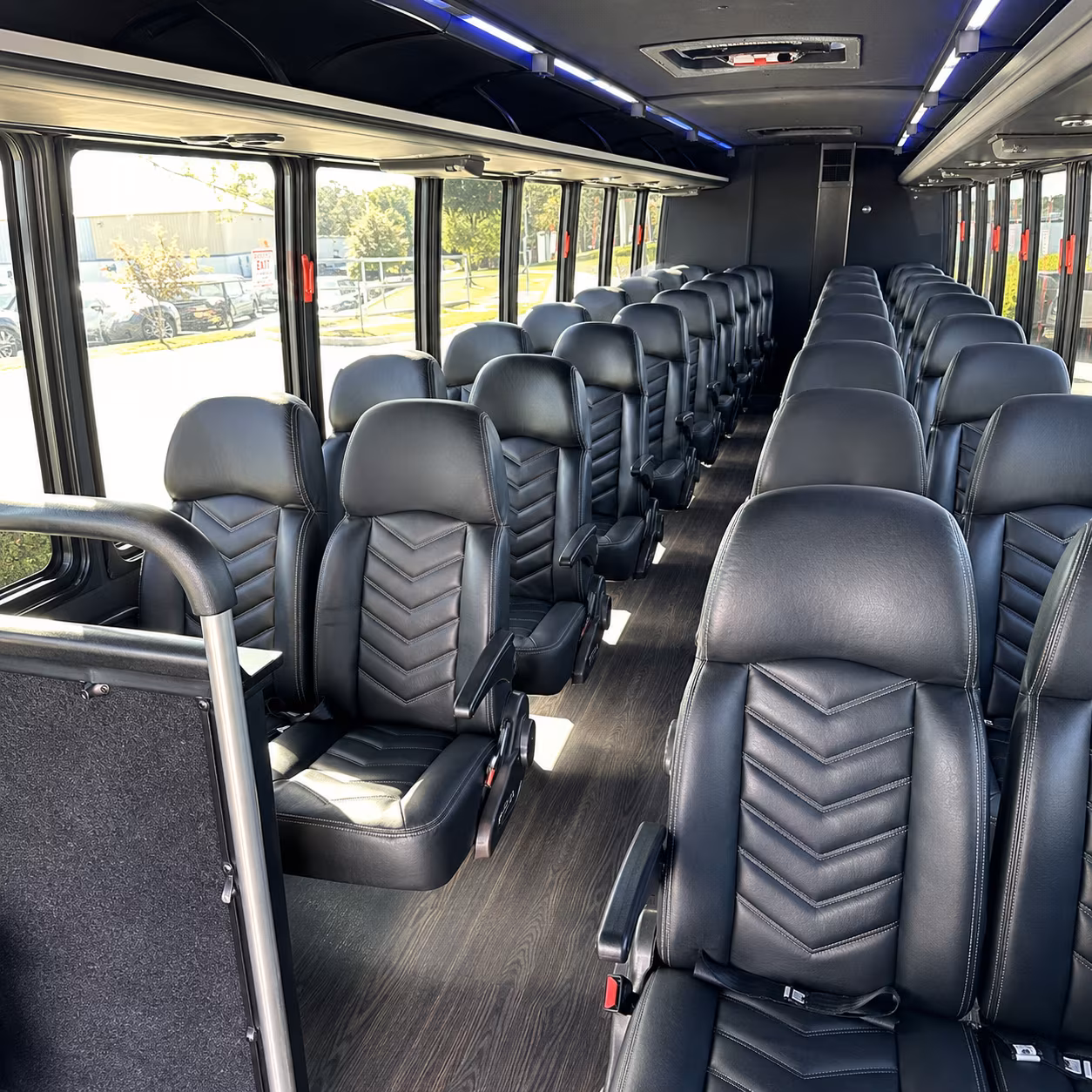 minibuses for smaller prom groups heading to downtown san angelo