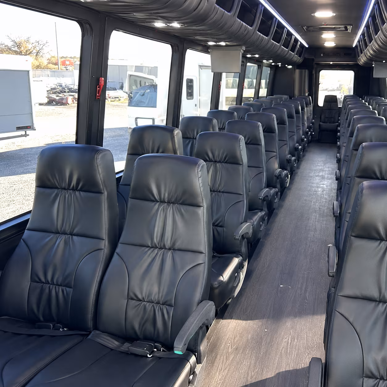 san angelo corporate event transportation onboard seating