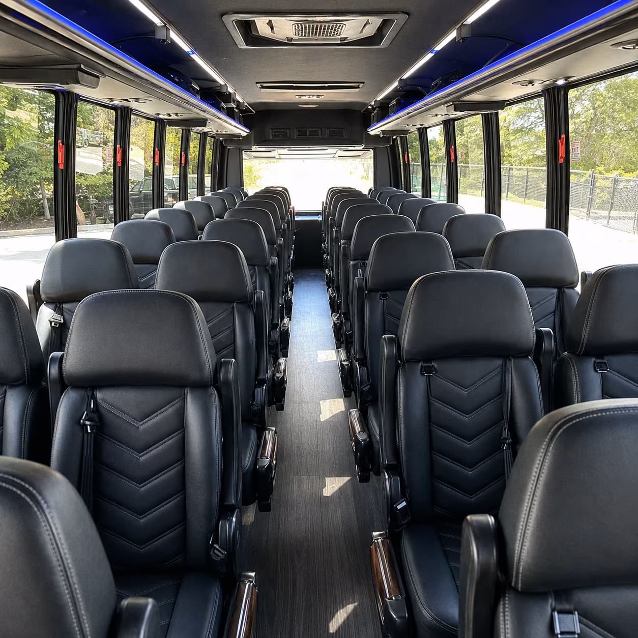 san angelo sporting event transportation onboard seating